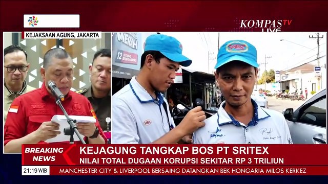 Terbaru! Kejagung Tetapkan Bos Sritex Iwan Setiawan L Tersangka Kasus Korupsi Kredit Rp3 T