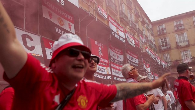 Madness in Bilbao as Spurs and Man United Fans Take Over City Ahead of Europa League Final