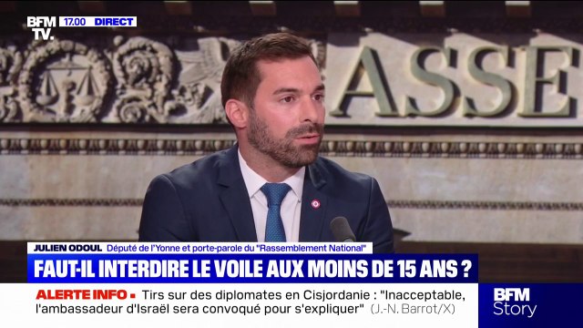 Rapport sur les Frères musulmans: Certains découvrent l'eau chaude , se désole Julien Odoul (RN)