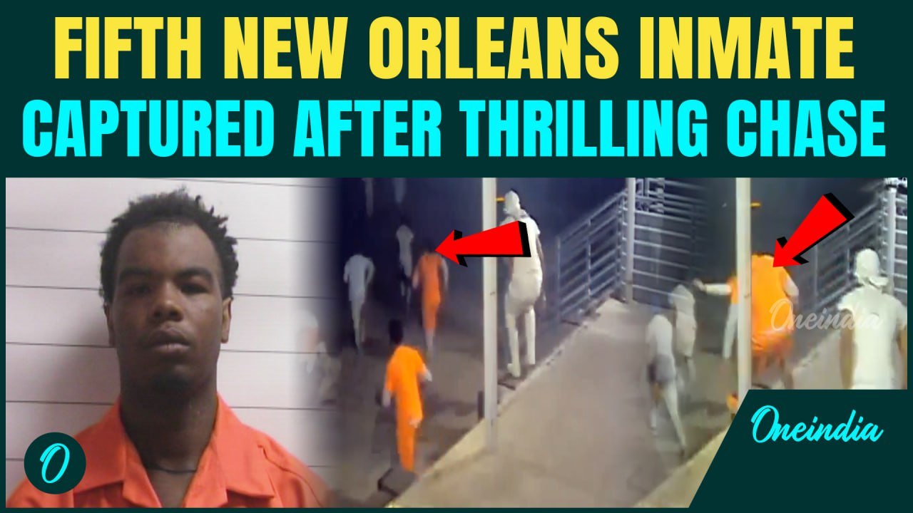New Orleans' 5th Escaped Inmate Recaptured After Hollywood-Style Chase | Corey Boyd Back in Custody