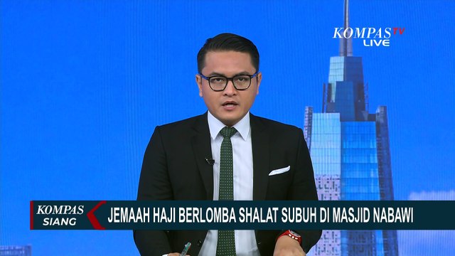 Jemaah Haji Berlomba-Lomba Shalat Subuh di Masjid Nabawi Madinah