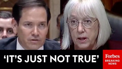 Patty Murray And Marco Rubio Have Fierce Exchange After She Accuses Him Of 'Outright Illegal' Acts