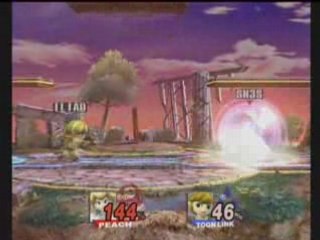 Brawl SN3S (Peach) Vs Iliad (Toon Link)