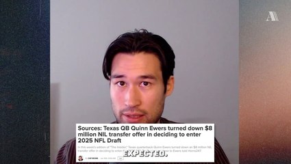 Quinn Ewers Turned Down $8M NIL Deal… Then Went in the 7th Round?! | NFL Draft Fallout