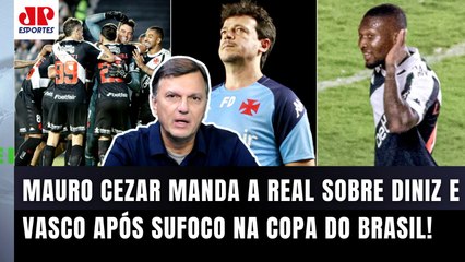 "Gente, É UM EXAGERO ACHAR que o Diniz..." Mauro Cezar FALA A REAL após SUFOCO do Vasco!