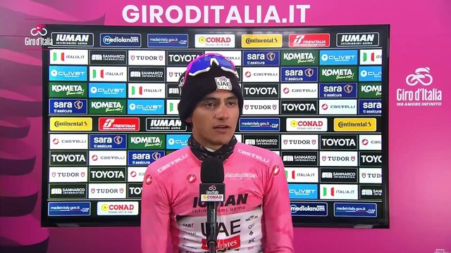 Cycling - Giro d'Italia 2025 - Isaac Del Toro : I probably need to stop to do this, I'm not a smart guy but...