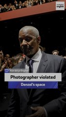 Al Arabiya presenter: Photographer violated Denzel’s space