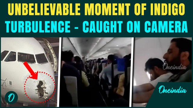 BREAKING: Inside IndiGo Flight Turbulence | 'HELP!!' - Intense Incident Caught on Passenger's Camera