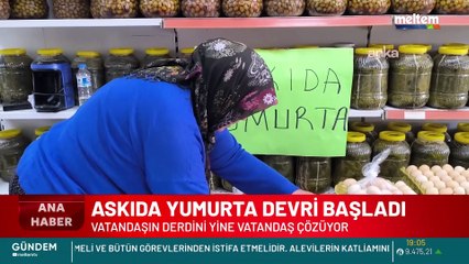 Askıda ekmekten, askıda faturadan sonra şimdi de askıda yumurta dönemi başladı.