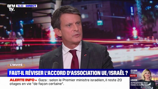 Gaza: selon Manuel Valls, ministre des Outre-mer, isoler Israël serait peu productif
