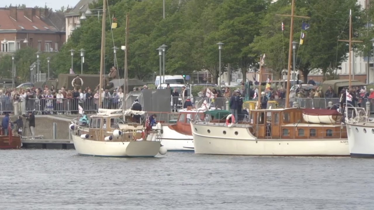 Moment little ships leave Ramsgate harbour for Operation Dynamo's 85th anniversary
