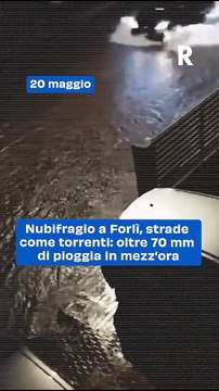 Piogge Torrenziali a Forlì: 70 mm in 30 Minuti, Strade Allagate e Blackout nei Quartieri Colpiti