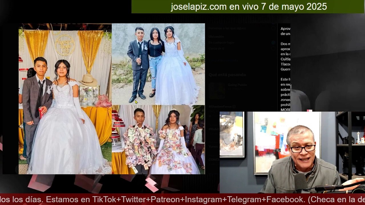 ¡Sacerdote los casó con apenas 12 años de edad!