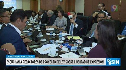 Reunión con redactores de proyecto de ley sobre libertad de expresión | Primera Emisión SIN