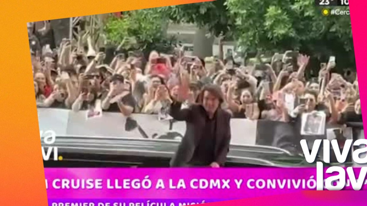 Tom Cruise llega México con 'Misión Imposible'