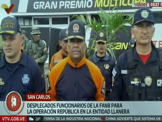 Plan República despliega funcionarios de la FANB en el estado Cojedes