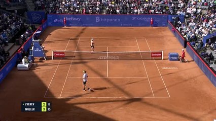 Hambourg - Müller renverse Zverev et s’offre le plus beau succès de sa carrière
