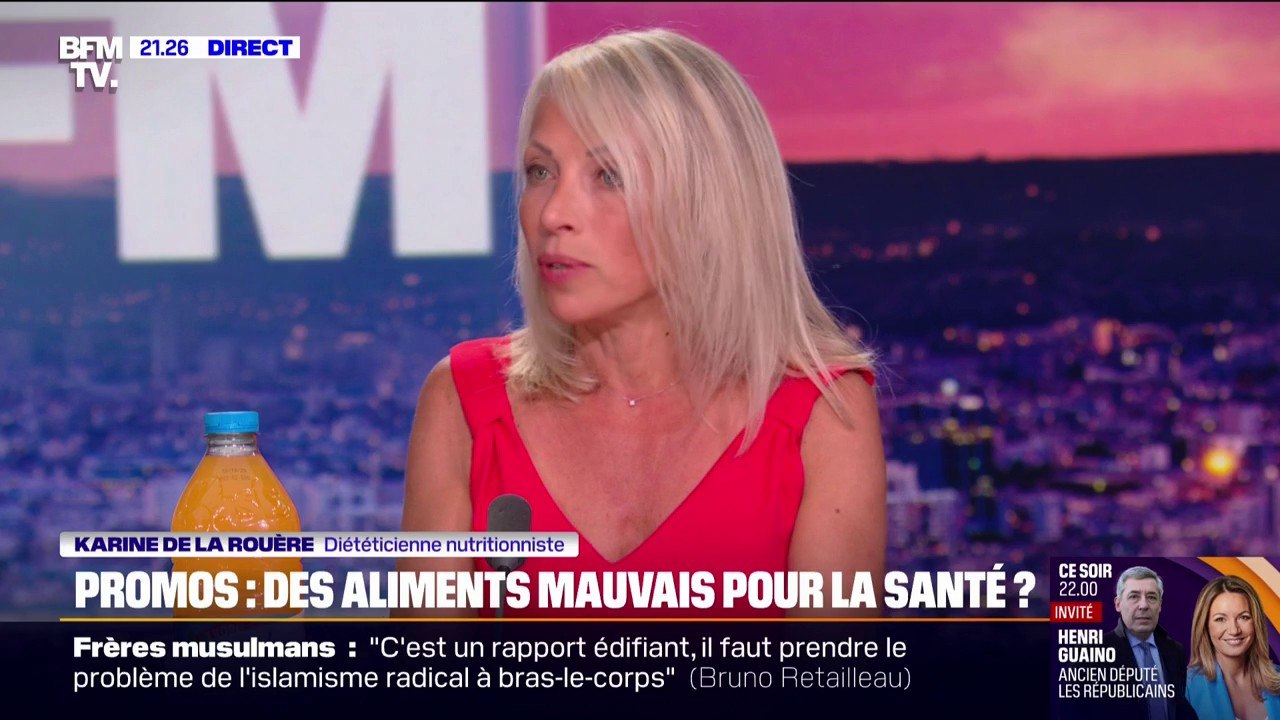 Alimentation: les produits en promotion "sont ultratransformés", observe Karine de la Rouère, diététicienne et nutritionniste