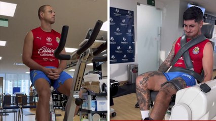 Chicharito Hernández y los jugadores de Chivas se somenten a pruebas médicas