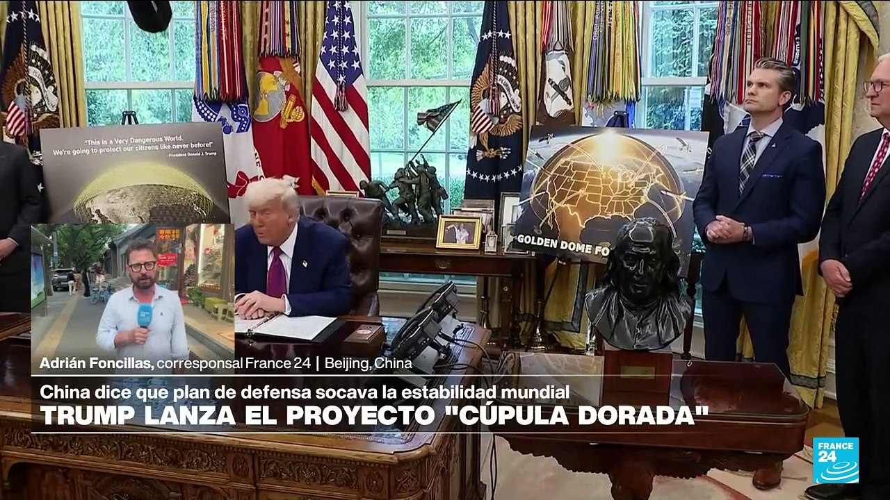 China pide a Trump detener proyecto de defensa "Cúpula Dorada"