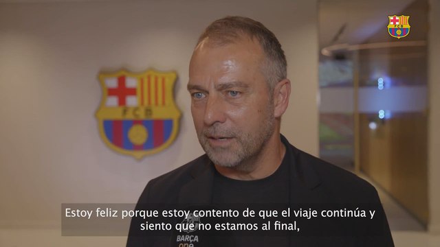 Las primeras palabras de Flick tras su renovación