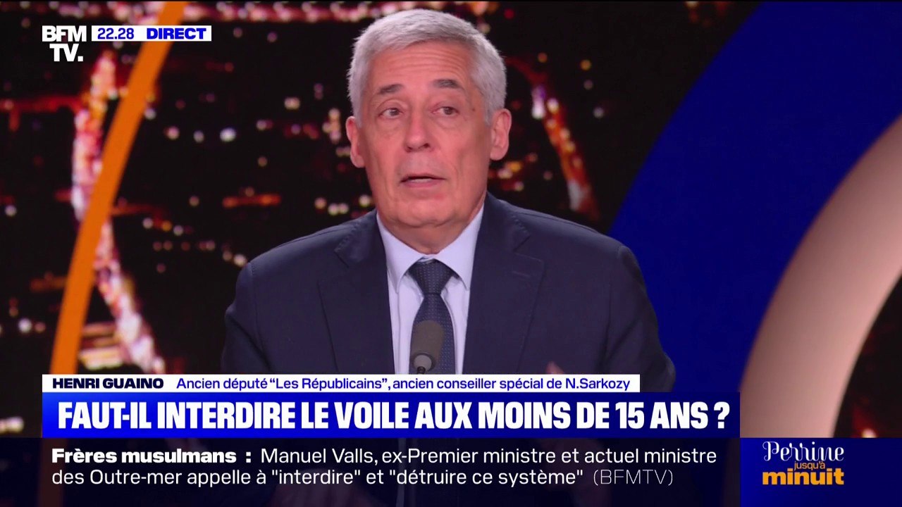 Interdire le voile aux mineures: "C'est une proposition complètement démente", explique Henri Guaino, ancien conseiller spécial de Nicolas Sarkozy