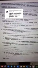 Loi binomiale et probabilité.#probability #bac2025 #bacmaths #binom