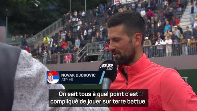 Genève - Djokovic soulagé après sa victoire à Genève : Briser la glace, c’est super