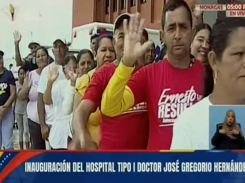 Monagas | Gob. Ernesto Luna lidera inauguración del Hospital Tipo I Dr. José Gregorio Hernández