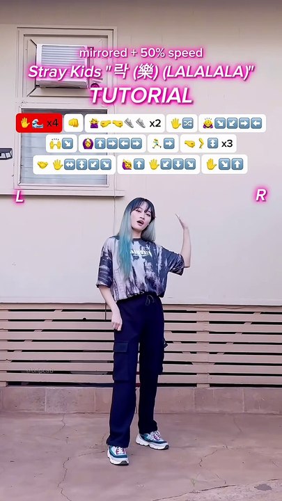 TUTORIAL Stray Kids 락 樂 LALALALA Dance 🔥 straykids skz lalalala challenge 락 lalalala