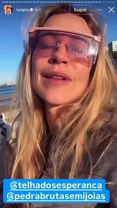 Luana Piovani discute com brasileiros em praia de Portugal; “Otarios”
