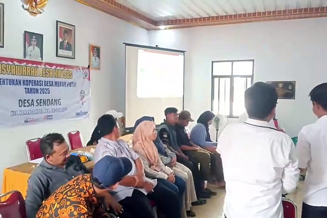 Rudiyanto Ketua Koperasi Merah Putih Desa Serdang
