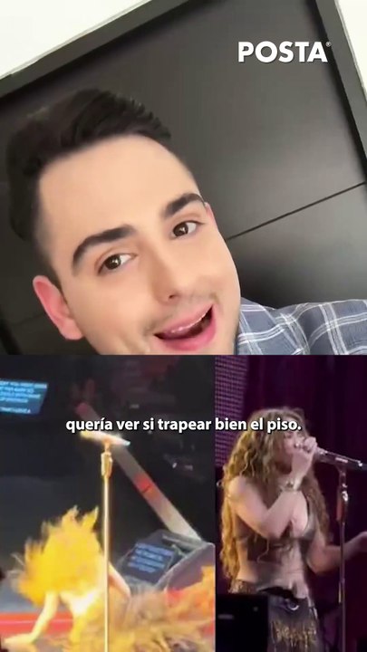 Shakira se cae en pleno concierto y así reaccionó ante miles de fans