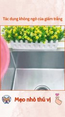 Tác dụng không ngờ của giấm trắng