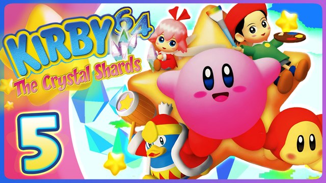 Kirby 64 : The Crystal Shards Walkthrough Part 5 (N64) 100% - World 5: Shiver Star ❄️