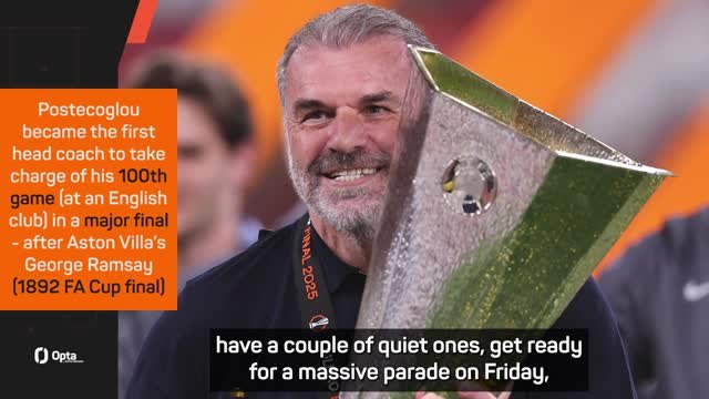 Europa League winner Postecoglou in the dark over his Spurs future