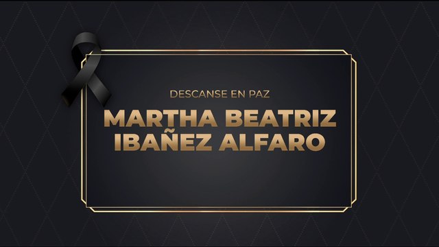 En adn40 lamentamos el fallecimiento de la Sra. Martha Beatriz Ibañez, madre de nuestro compañero