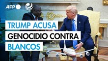 Trump embosca a presidente de Sudáfrica con acusaciones de "genocidio contra blancos"