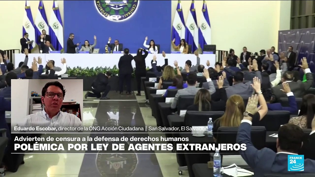 Eduardo Escobar: "Ley de agentes extranjeros en El Salvador es una forma de represión"