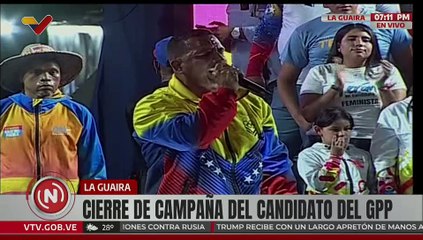 La Guaira | Candidato José Alejandro Terán realiza cierre de campaña para los comicios del 25-M