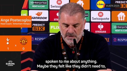 Postecoglou hasn't 'had any discussions' with Spurs hierarchy on his future