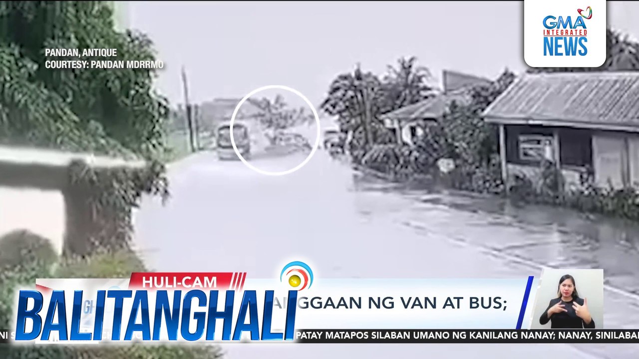 Isa, patay sa banggaan ng van at bus; 10, sugatan | Balitanghali
