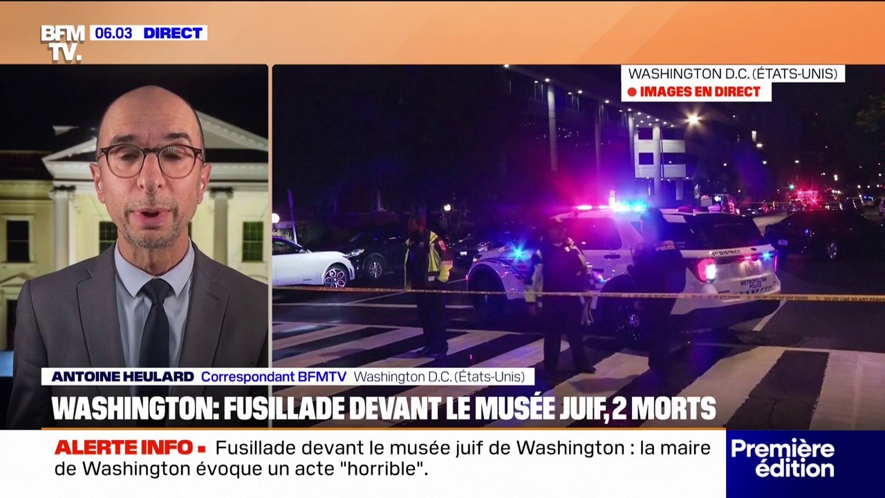 Washington: deux personnes sont mortes lors d’une fusillade près du musée juif