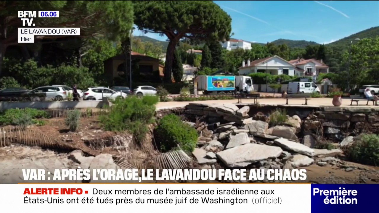 "C'est une catastrophe": Les habitants du Lavandou constatent les dégâts après les orages meurtriers et les inondations
