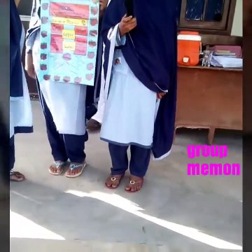 Assembly presentation of science by class seven decent school