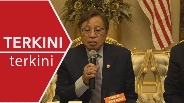 [TERKINI] Sidang Media Khas Premier Sarawak berhubung PETRONAS-Petros