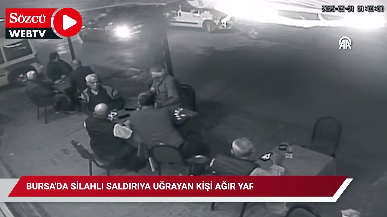Bursa'da silahlı saldırıya uğrayan kişi ağır yaralandı