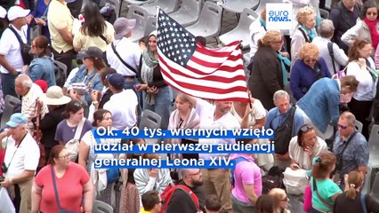 Papież Leon XIV apeluje o wpuszczenie pomocy humanitarnej do Gazy w  pierwszej audiencji generalnej