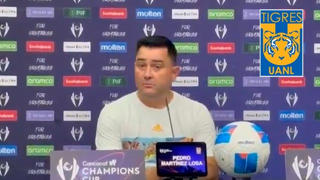 Tigres Femenil clasifica a Final de la Concacaf W Champions Cup y Pedro Martínez Losa destaca el plan del partido