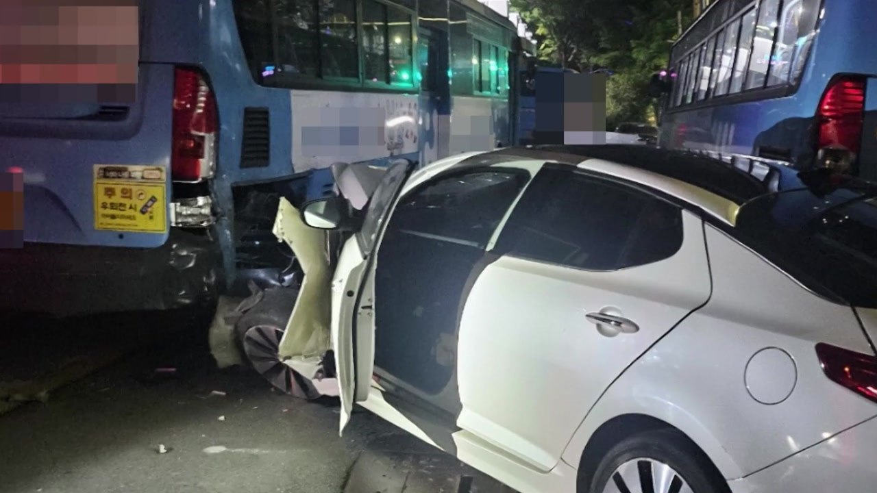 음주 단속 피해 도주하다 사고 내고 측정도 거부...50대 입건 / YTN